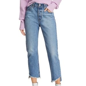 Levi's 501 crop jeans